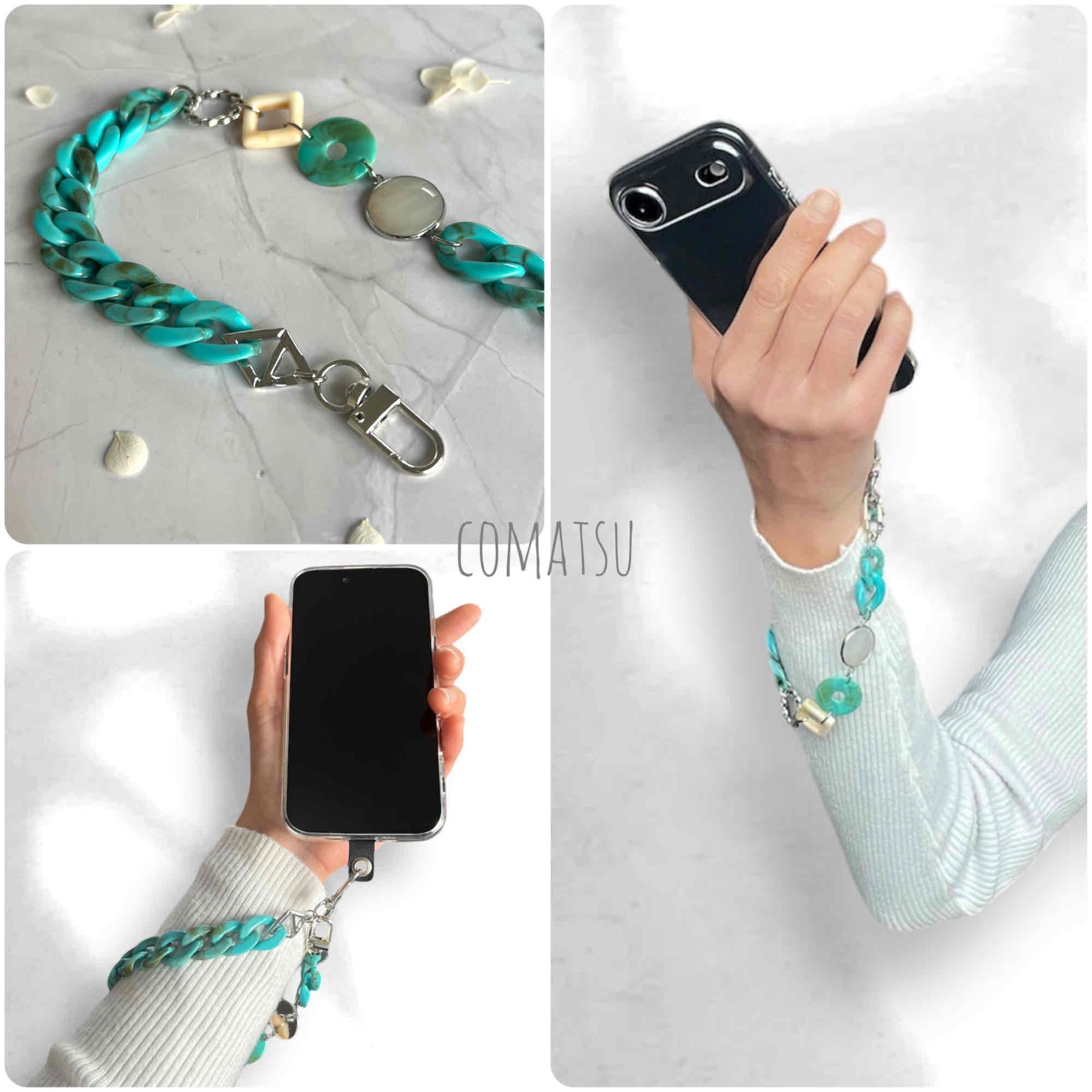 CasualTurquoise ハンドストラップ 落下防止スマホストラップ リストストラップ | 9枚目